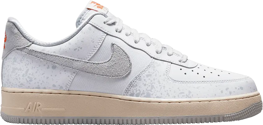  Nike Air Force 1 Low &#039;07 Spray Paint White Pure Platinum