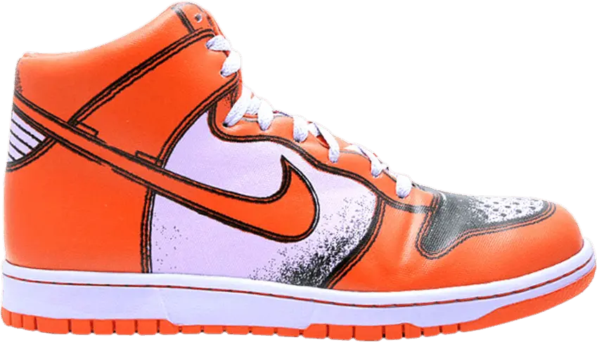  Nike Dunk High 1 Piece Premium Lilac Ice Deep Orange