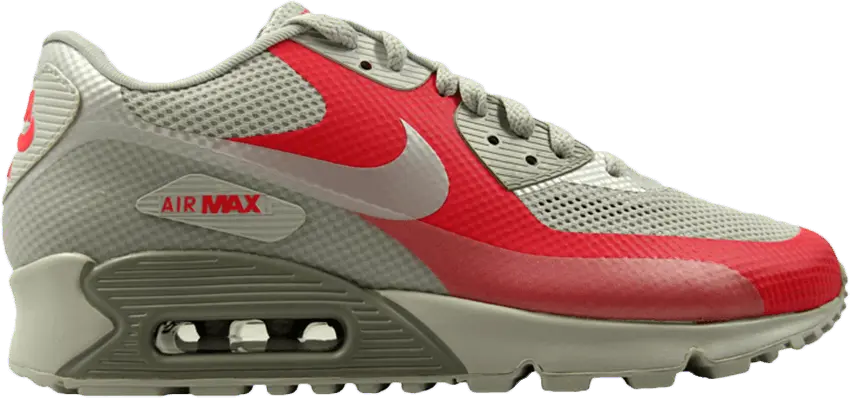  Nike Air Max 90 Hyperfuse Grey Solar Red