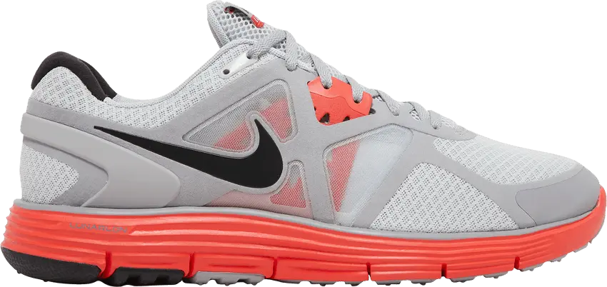  Nike LunarGlide+ 3 &#039;Pure Platinum Max Orange&#039;