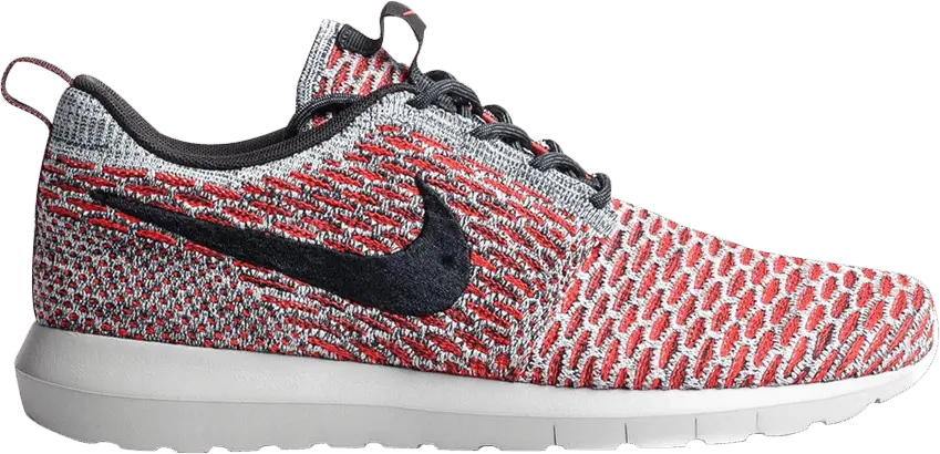  Nike Flyknit Roshe Run &#039;Bright Crimson&#039;