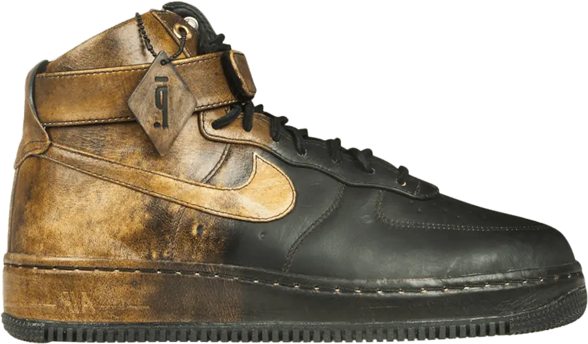  Nike Air Force 1 High Pigalle Black Gold