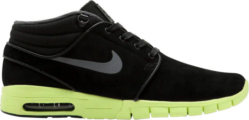  Nike Stefan Janoski Max Mid L &#039;Black Barely Volt&#039;