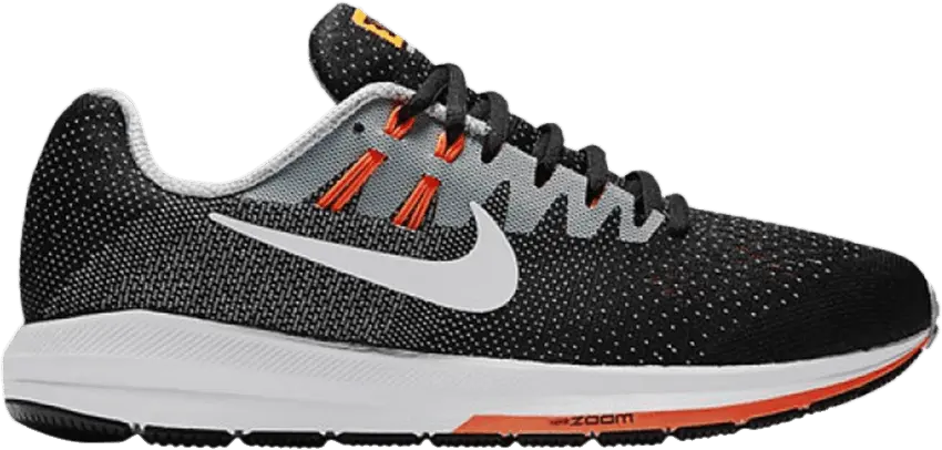  Nike Air Zoom Structure 20 &#039;Black Orange&#039;