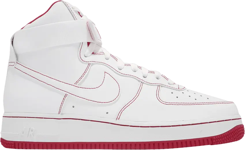 Nike Air Force 1 High &#039;07 White University Red