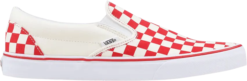  Vans Classic Slip-On &#039;Checkerboard Red&#039;