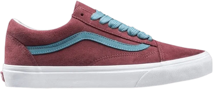  Vans Old Skool &#039;Oversized Lace - Cabernet Adriatic Blue&#039;