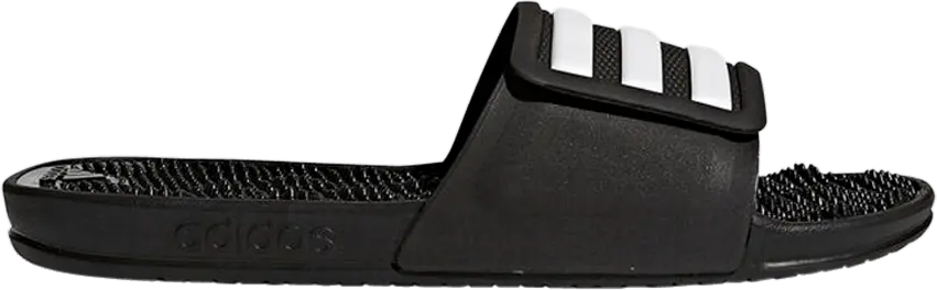  Adidas Adissage 2.0 3 Stripes Slide &#039;Black White&#039;
