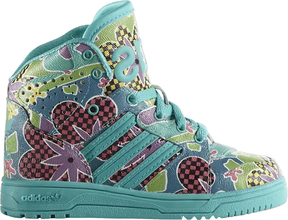  Adidas Jeremy Scott x Instinct Hi Floral Infant