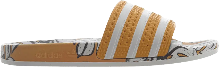  Adidas The FARM Company x Wmns Adilette Slides &#039;Tropical Print&#039;