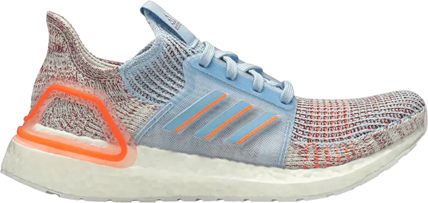  Adidas Wmns UltraBoost 19 &#039;Coral Glow Blue&#039; Sample