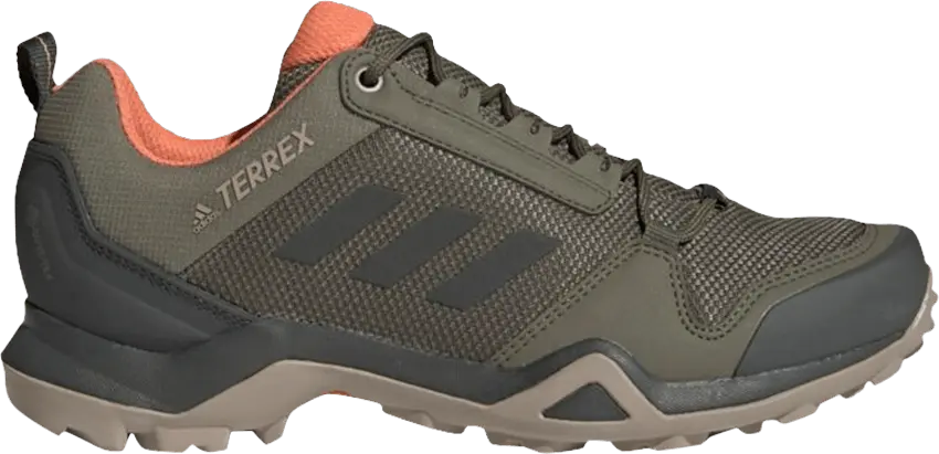 Adidas Terrex AX3 GTX &#039;Raw Khaki Semi Coral&#039;