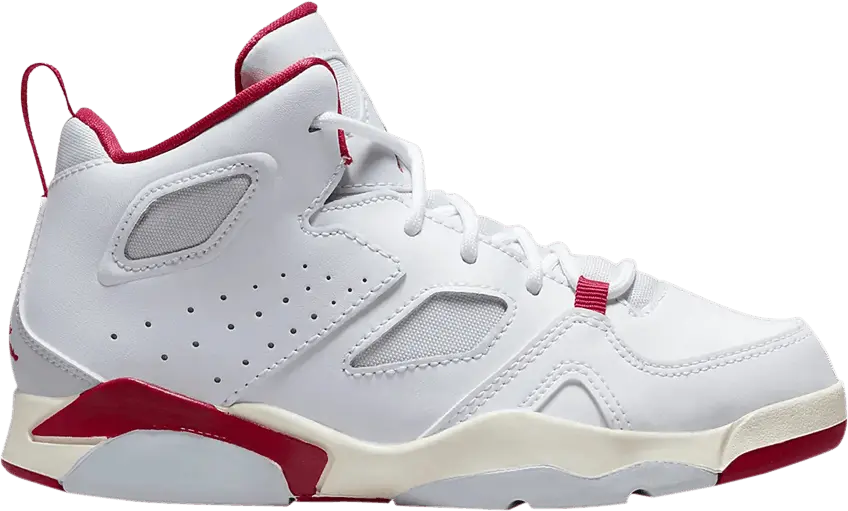  Jordan Flight Club 91 White Pure Platinum Sail Mystic Hibiscus (PS)