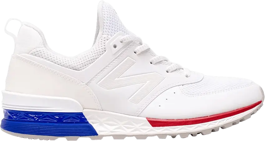  New Balance 574 Sport USA Flag White Red Blue