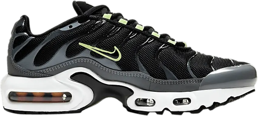  Nike Air Max Plus GS &#039;Black Barely Volt&#039;