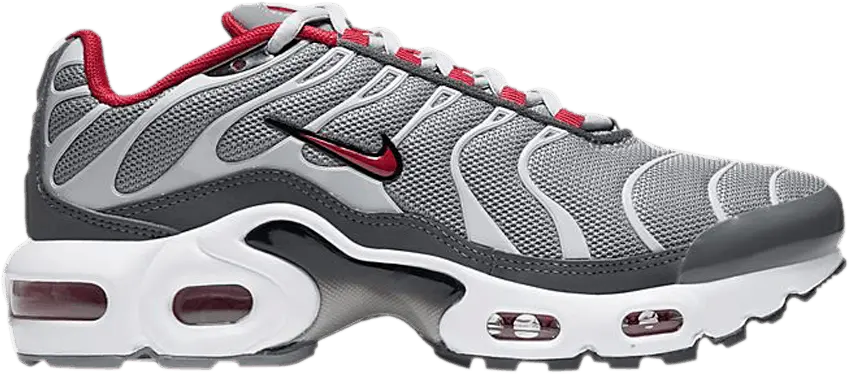  Nike Air Max Plus GS &#039;Particle Grey University Red&#039;