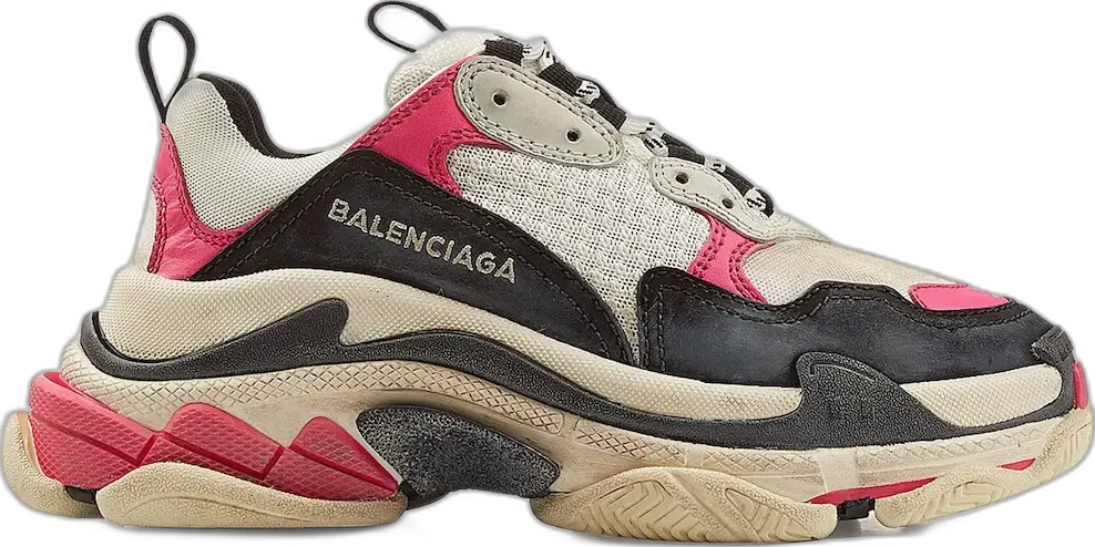  Balenciaga Triple S Black Pink (Women&#039;s)