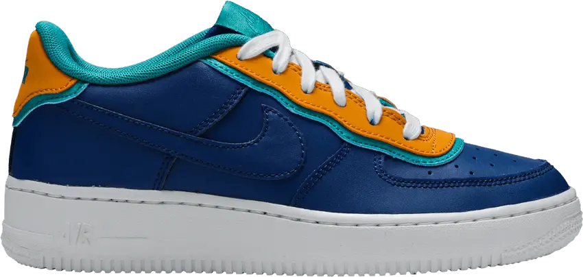  Nike Air Force 1 Low LV8 GS &#039;Double Layered - Indigo Force&#039;