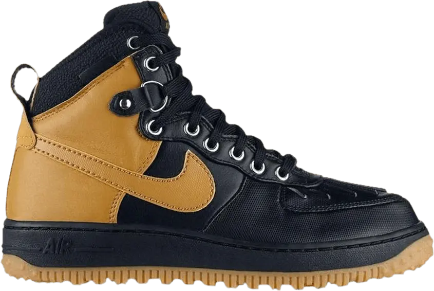  Nike Air Force 1 Duckboot &#039;Black Gum Light Brown&#039;