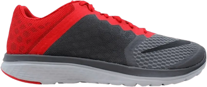  Nike FS Lite Run 3 &#039;Dark Grey University Red&#039;