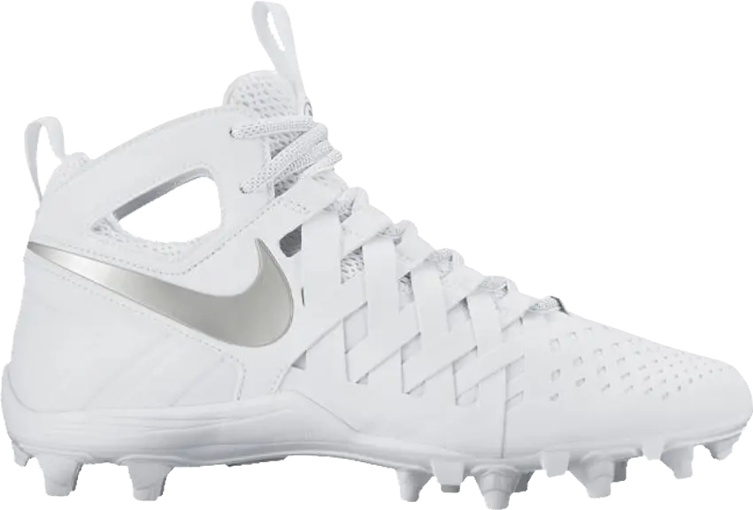  Nike Huarache 5 Lacrosse Cleat &#039;White&#039;