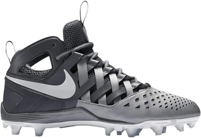  Nike Huarache 5 Lacrosse Cleat &#039;Cool Grey&#039;