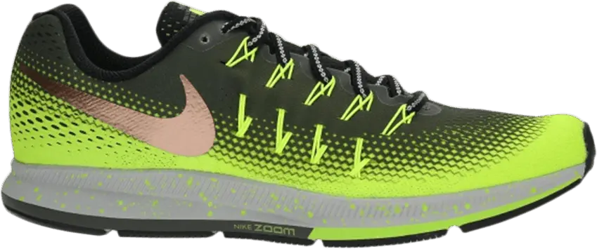  Nike Air Zoom Pegasus 33 Shield &#039;Khaki Volt&#039;