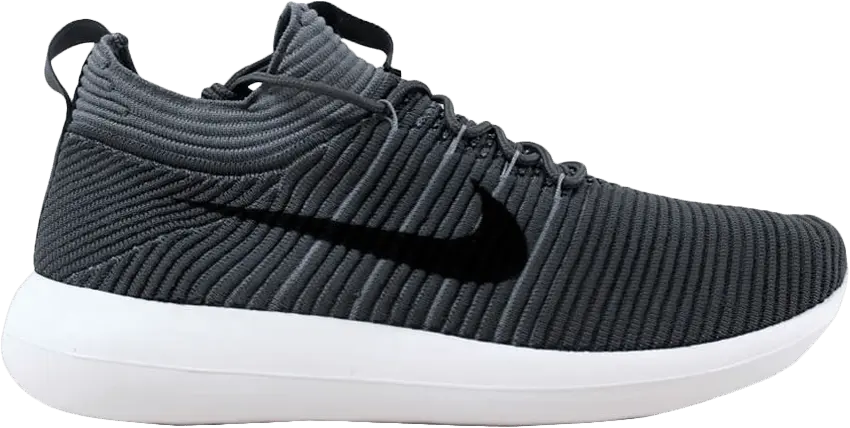  Nike Roshe Two Flyknit V2 Dark Grey Black-Cool Grey
