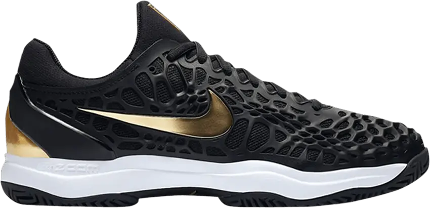  Nike Air Zoom Cage 3 HC &#039;Black Metallic Gold&#039;