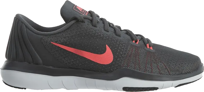  Nike Wmns Flex Supreme TR 5 &#039;Dark Grey Hot Punch&#039;