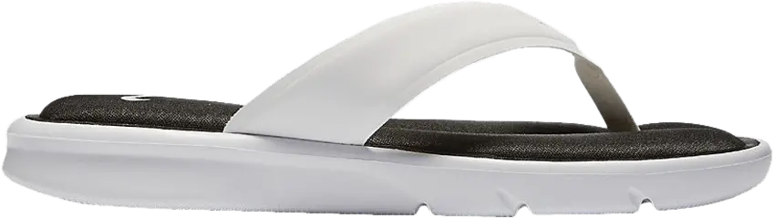  Nike Wmns Ultra Comfort Thong Slide &#039;White Black&#039;