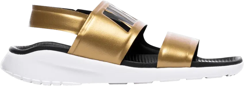  Nike Wmns Tanjun Sandal &#039;Metallic Gold&#039;