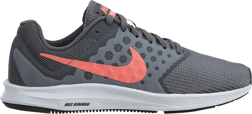  Nike Wmns Downshifter 7 Wide &#039;Cool Grey Lava Glow&#039;