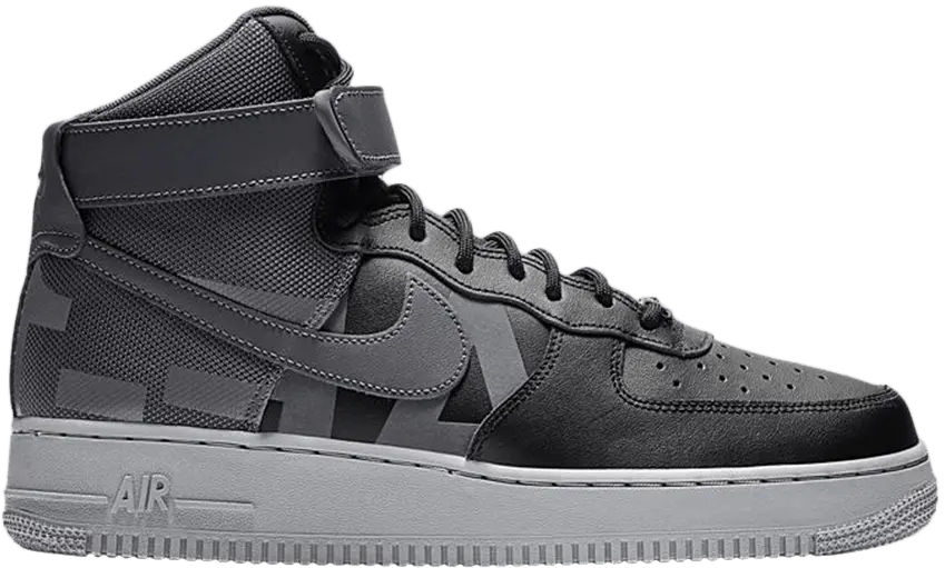  Nike Air Force 1 High &#039;07 LV8 &#039;Black Dark Grey&#039;