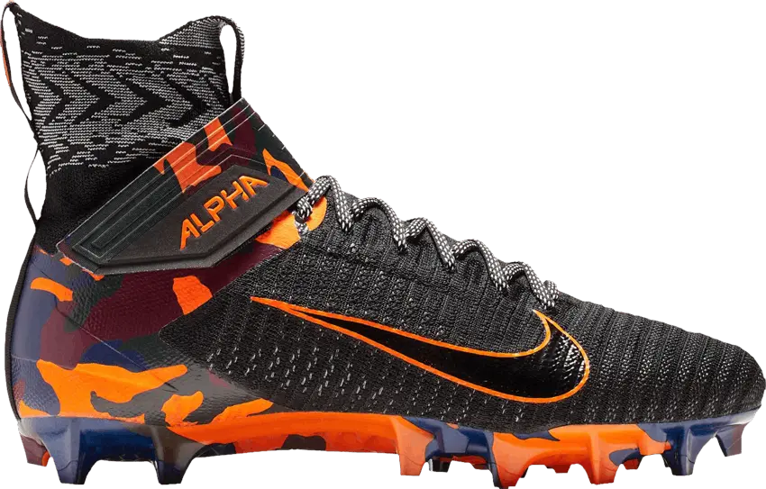  Nike Alpha Menace Elite 2 &#039;Black Orange Camo&#039;