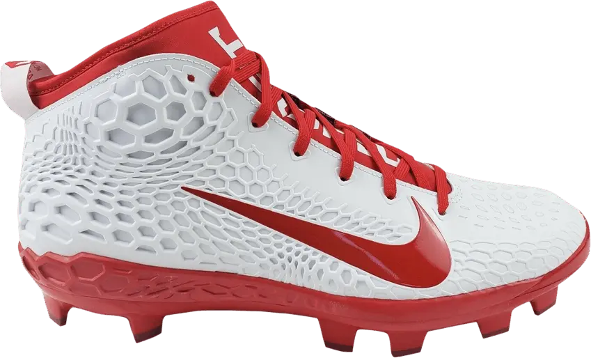  Nike Force Zoom Trout 5 Pro MCS &#039;White University Red&#039;
