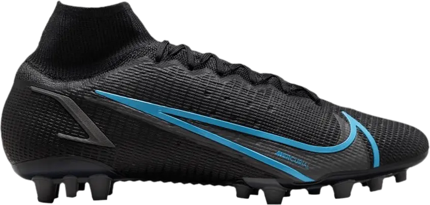Nike Mercurial Superfly 8 Elite AG &#039;Black Photo Blue&#039;