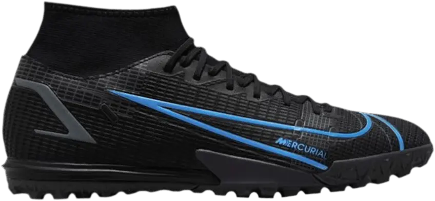 Nike Mercurial Superfly 8 Academy TF &#039;Black Photo Blue&#039;