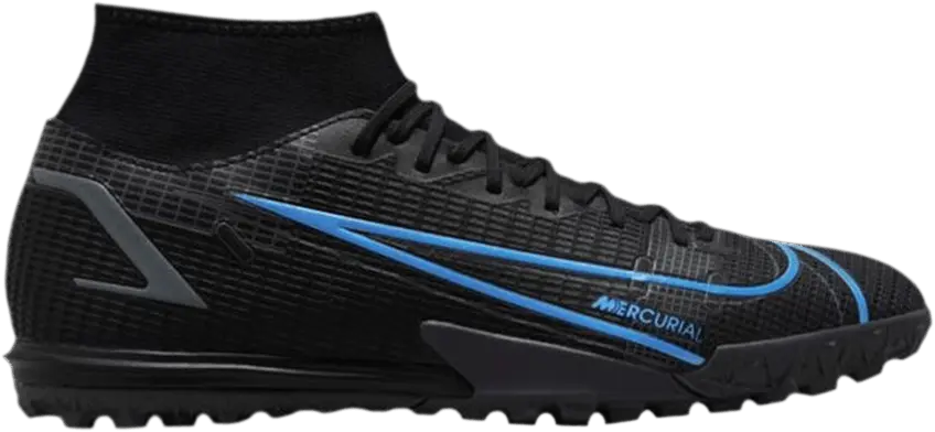  Nike Mercurial Superfly 8 Academy TF &#039;Black Photo Blue&#039;