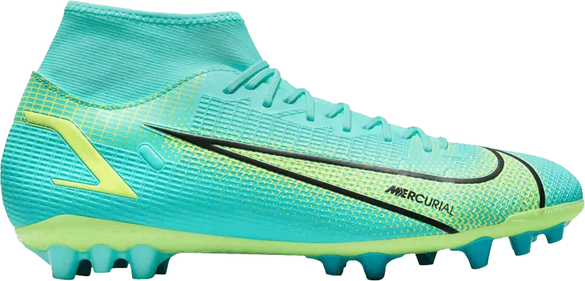 Nike Mercurial Superfly 8 Academy AG &#039;Dynamic Turquoise Lime Glow&#039;