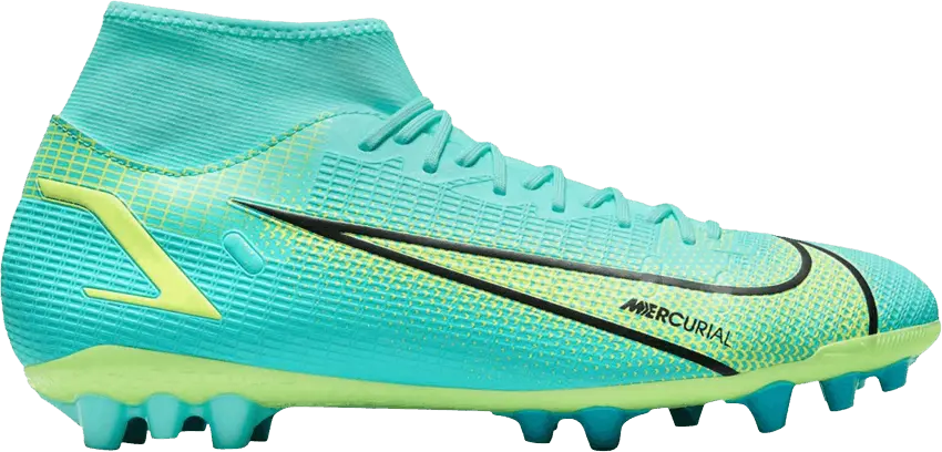  Nike Mercurial Superfly 8 Academy AG &#039;Dynamic Turquoise Lime Glow&#039;