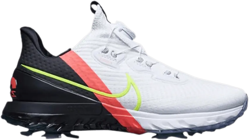 Nike Air Zoom Infinity Tour BOA &#039;White Volt Flash Crimson&#039;