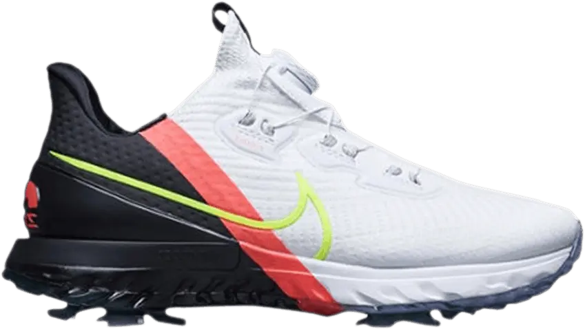  Nike Air Zoom Infinity Tour BOA &#039;White Volt Flash Crimson&#039;