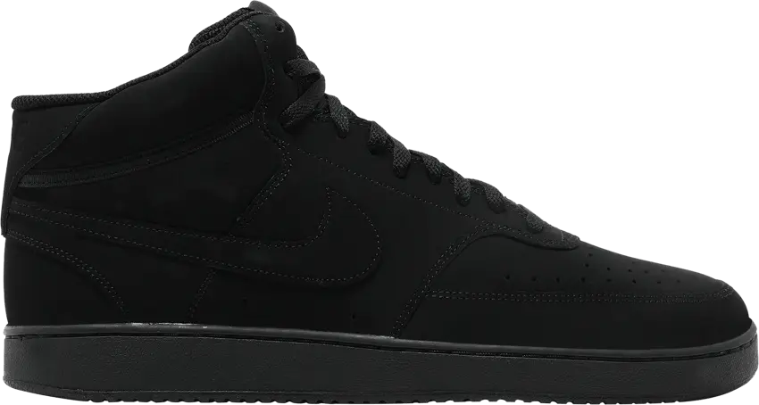  Nike Court Vision Mid &#039;Triple Black&#039;