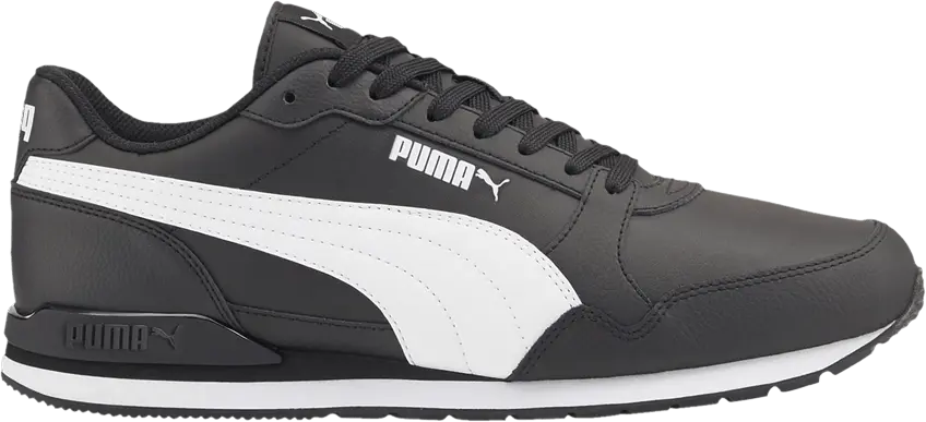Puma ST Runner v3 Leather &#039;Black White&#039;