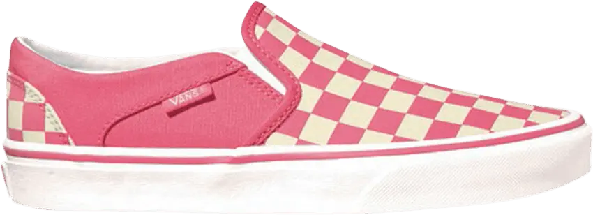  Vans Wmns Asher &#039;Pink Checkerboard&#039;