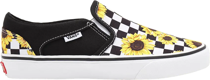 Vans Wmns Asher &#039;Sunflower Checkerboard&#039;