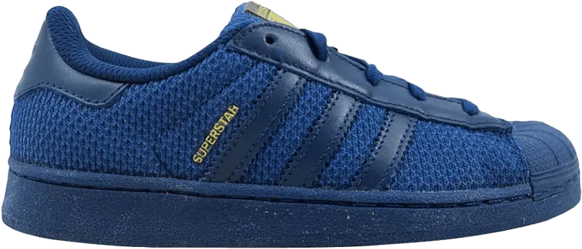  Adidas Superstar J &#039;Navy Blue&#039;
