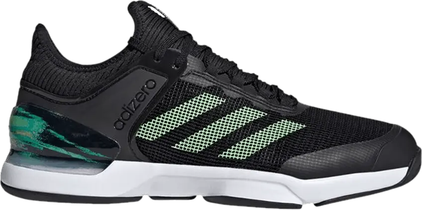 Adidas Adizero Ubersonic 2.0 &#039;Black Glow Green&#039;