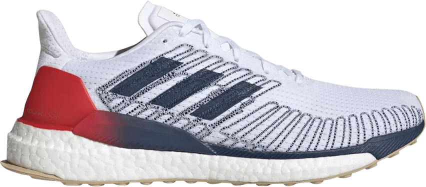  Adidas Solar Boost 19 &#039;White Indigo Scarlet&#039;